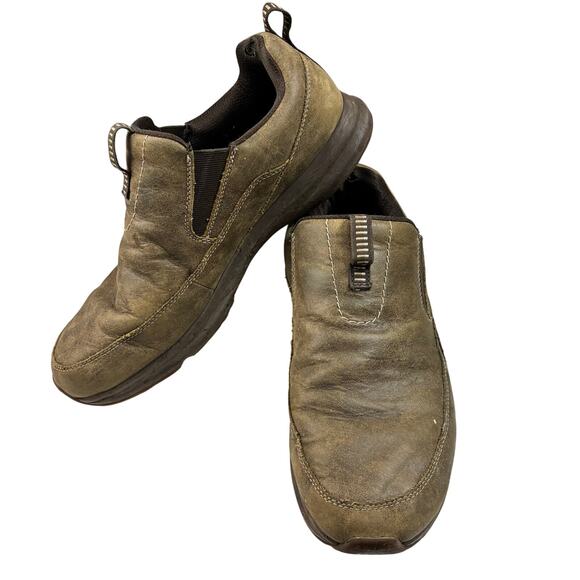 Ariat Spitfire Leather Slip On Shoes Mens 12EE Extra Wide READ Some Wear Utility main image 13